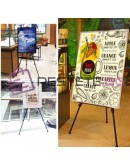 Метален статив за рисуване 77-160см